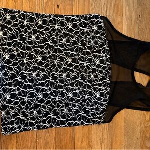 NWT Maeve Black and White Floral Blouse, Size Small